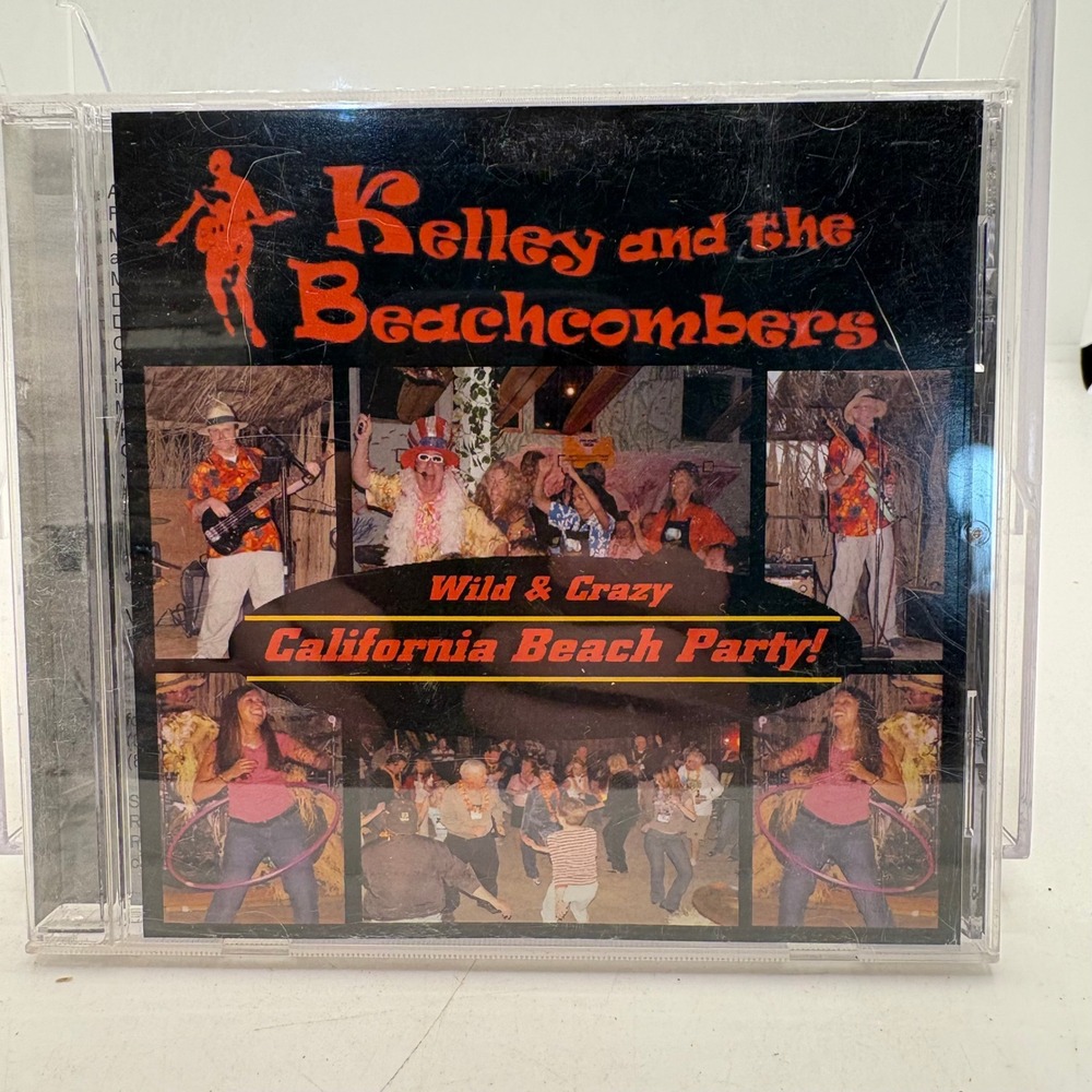 Kelley‎ and the Beachcombers Wild & Crazy California Beach Party CD Surf Rock